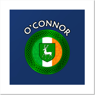 Irish Flag Shamrock Celtic Knot - O'Connor Posters and Art